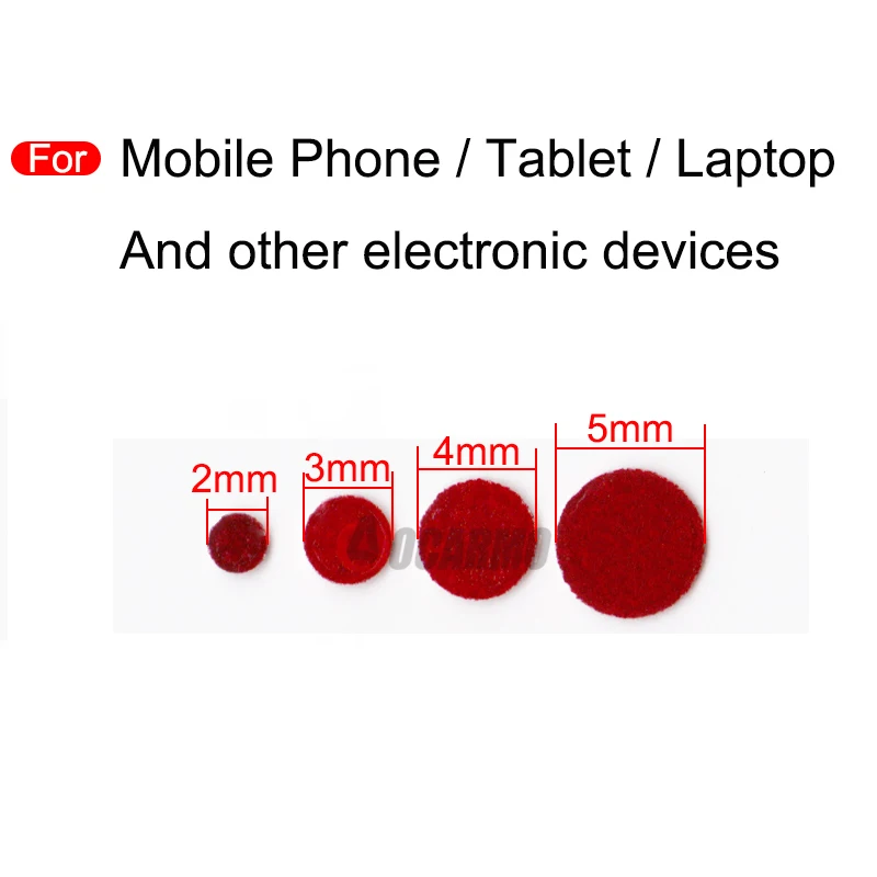 2MM 3MM 4MM 5MM 10MM Water Damage Security Label Sensitive Warranty Indicator Sensors Repair Waterproof Round Sticker
