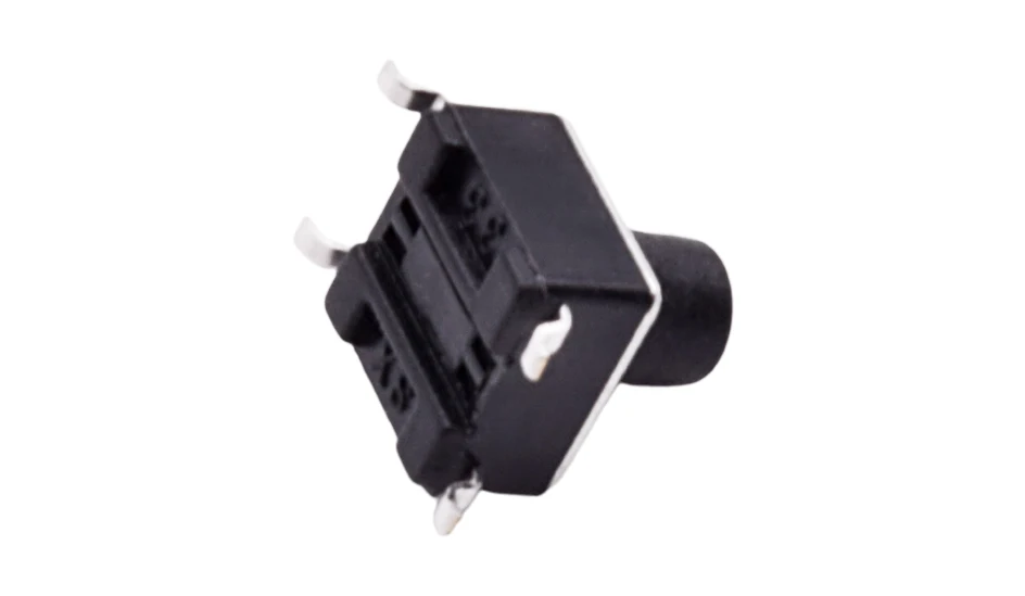 50pcs 6*6*4/5/6/7/8/9/10mm On Off Momentary SMD SMT Tactile Tact Micro Mini Push Button Switch 12V Black Electronic Power Reset