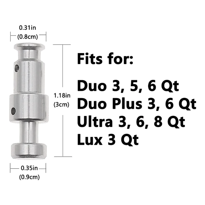8 Pcs Universal Replacement Float Valve Seal for Power Pressure Cooker, Durable Pressure Cooker Replacement Accessories