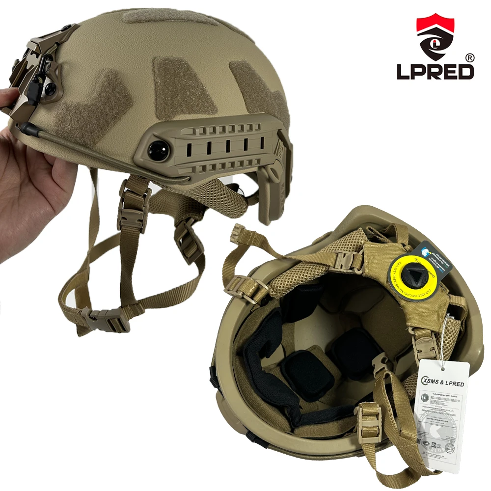 2026 New LPRED Fast HDPE Wendy High Cut PE Helmet 2 Generation high-grade lining UHMW-PE .44 Helmet