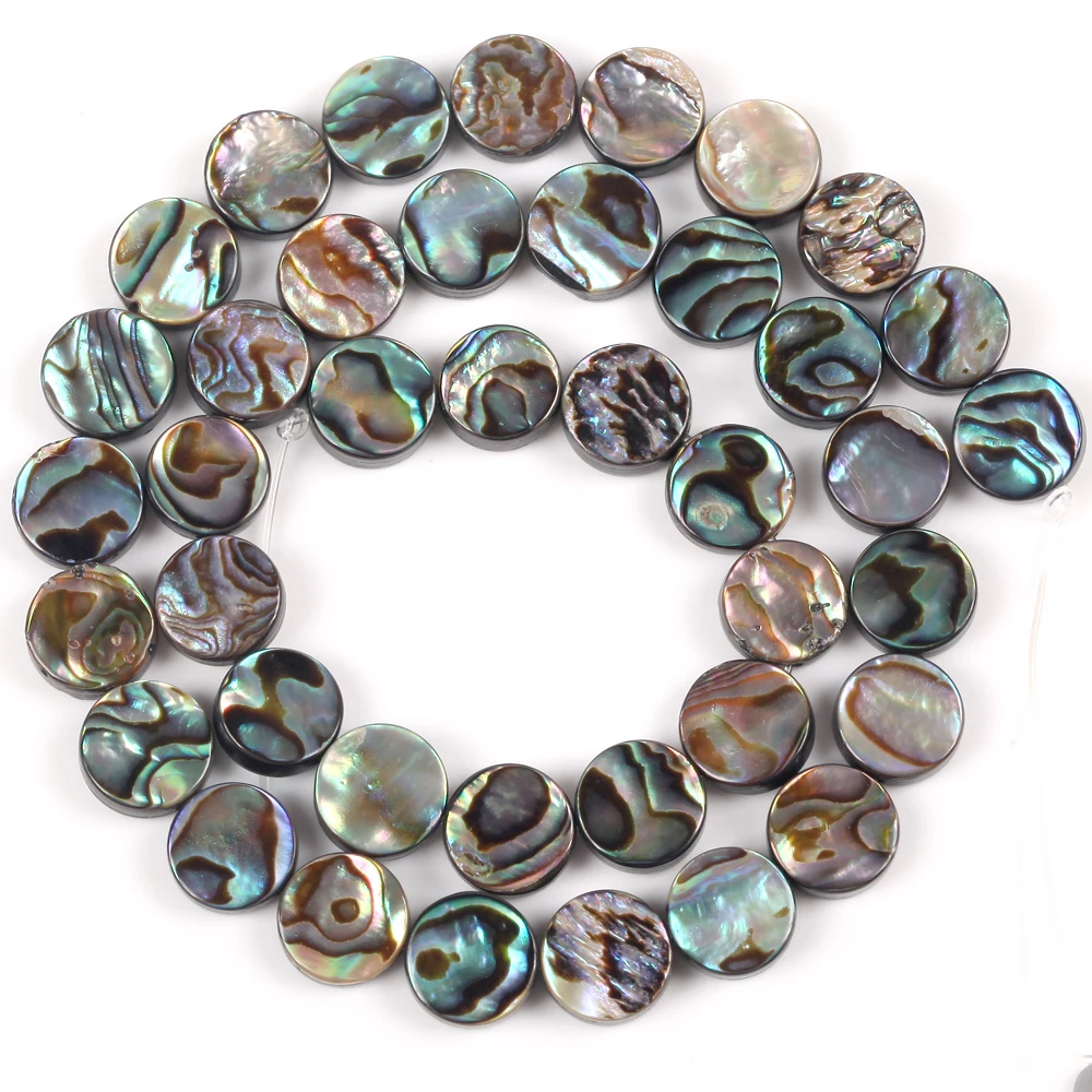 Natural Gray Abalone Irregular Shell Mother Of Pearl Loose Spacer Beads For Jewelry Making DIY Bracelet Necklace Handmade