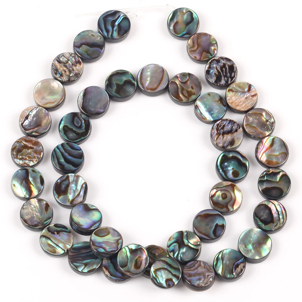Natural Gray Abalone Irregular Shell Mother Of Pearl Loose Spacer Beads For Jewelry Making DIY Bracelet Necklace Handmade