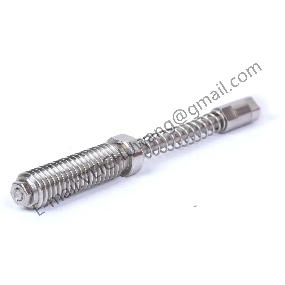 VEICHU Bush Built-In Plungers Specialized In Holding Spring Plungers POM Tip Stainless Steel Spring Pins Stroke Pin
