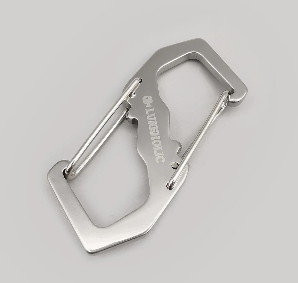 LUREHOLIC Lure Fishing S Carabiner Outdoor Accessory Tools Professional Safety Lock Hook Mountaineering Buckle Climbing