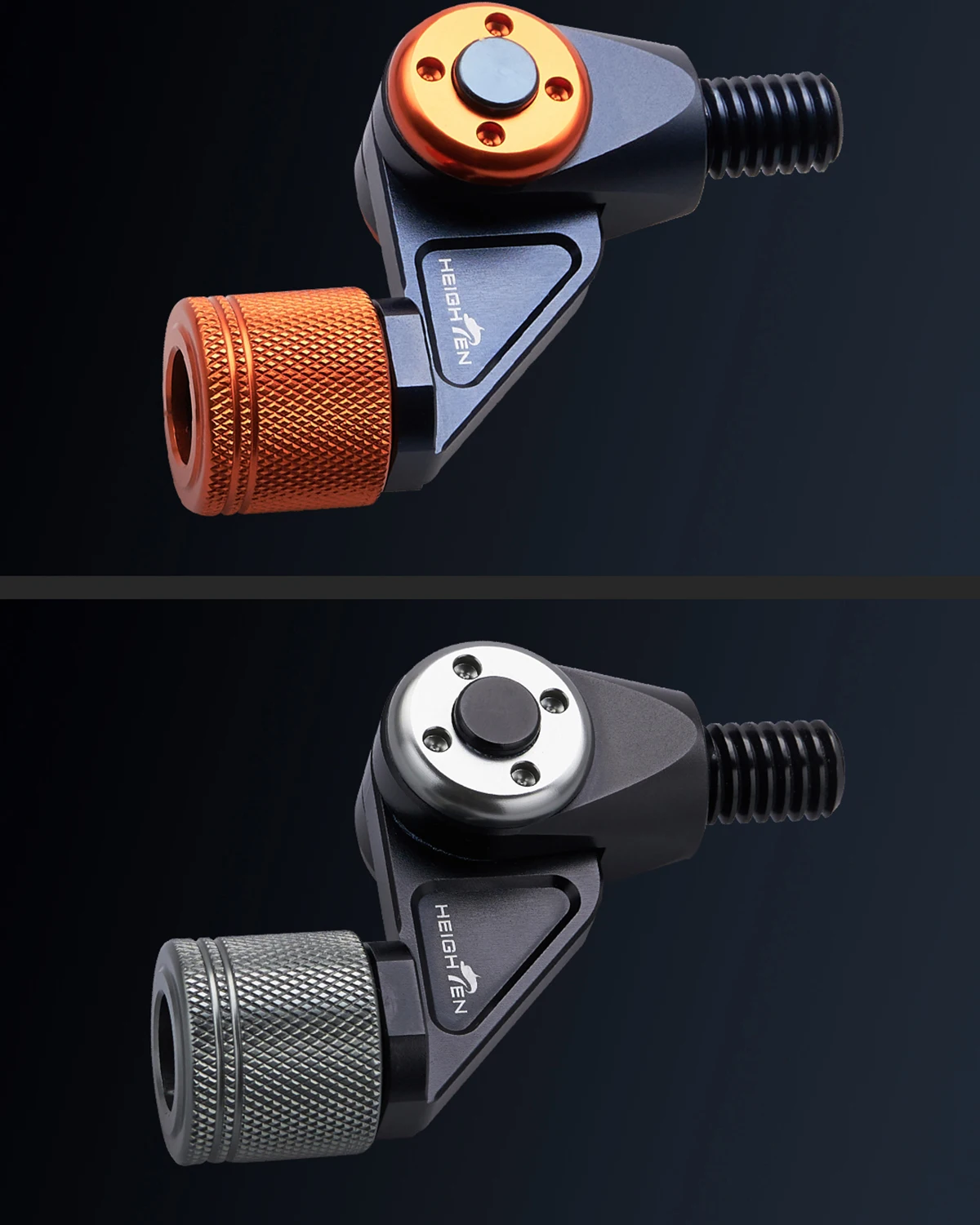 HEIGHTEN Fishing Landing Net Adapter Joints Connector Aluminum Alloy Multi Angle Fixation Folding Joint