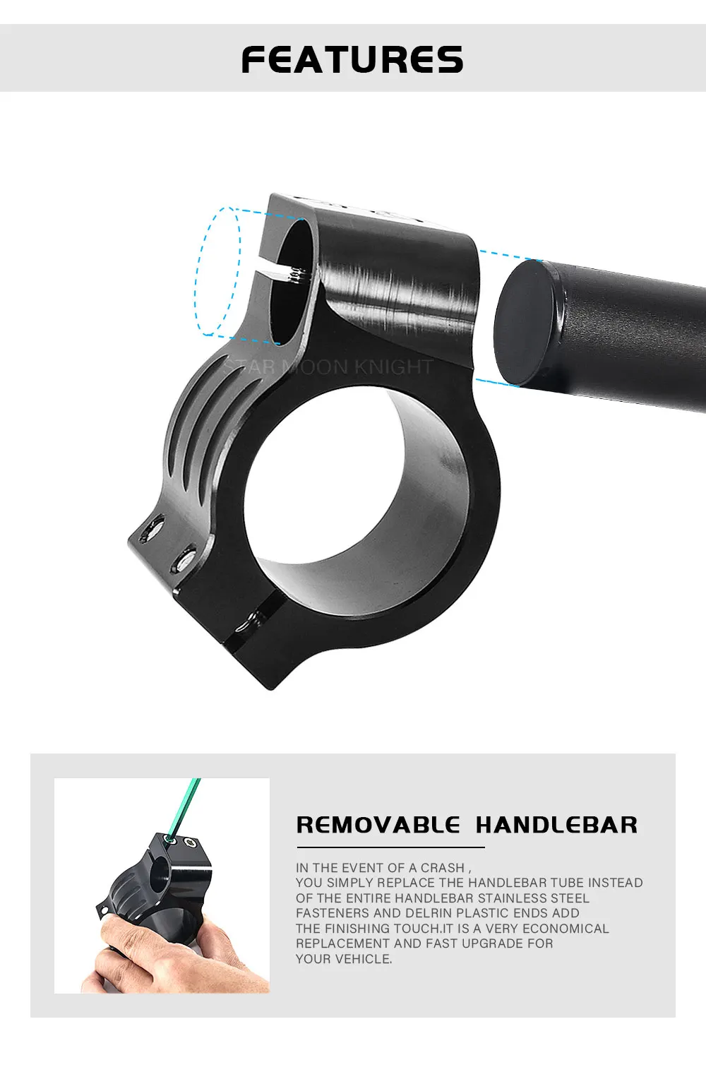 YZF-R1 YZF-R7 YZF-R6 YZF-R3 YZF-R25 YZF R1 R7 R6 R3 R25 For Yamaha Handlebar Racing Adjustable Clip On Ons Fork Handle Bar