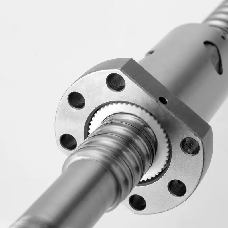 C7 machined SFU1204 200 250 300 350 400 450 500 550 600mm rolled ball screw with 1204 flange single ball nut BK/BF10 end CNC