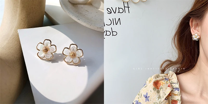 Luxury Zircon Pearl Drop Earrings For Women Girl 2022 Elegant Personality Shiny D Letter Earring Fashion Jewelry Wholesale