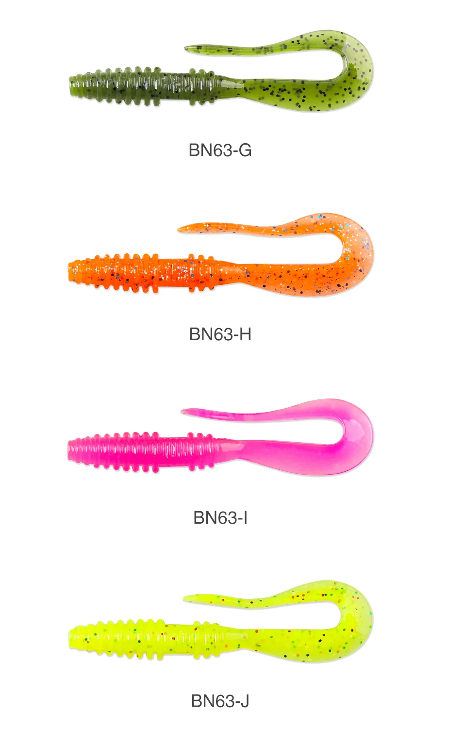 TSURINOYA Fishing Lure Grub 63mm 0.7g 40pcs Light Game Ajing Artificial Soft Bait BOUNDEN Bass Add Shrimp Salt Silicone Swimbait