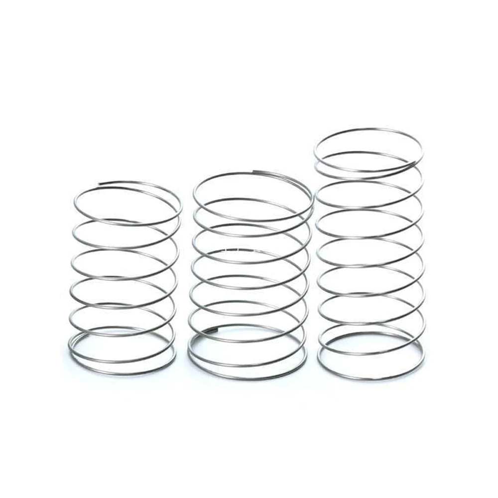 Yiqianyuan 2Pcs Wire Diameter 1.5mm SUS304 Stainless Steel Large Diameter Compression Spring OD=30mm-40mm Free Length 30mm-150mm