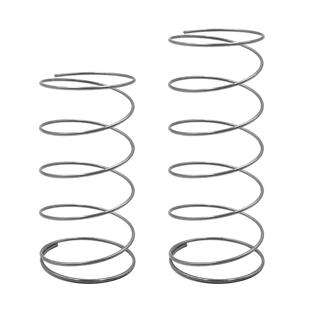 Yiqianyuan 2Pcs Wire Diameter 1.5mm SUS304 Stainless Steel Large Diameter Compression Spring OD=30mm-40mm Free Length 30mm-150mm