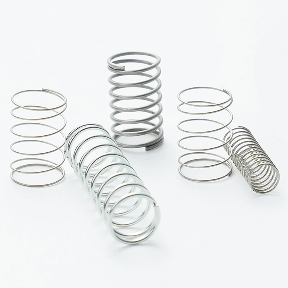 Yiqianyuan 2Pcs Wire Diameter 1.5mm SUS304 Stainless Steel Large Diameter Compression Spring OD=30mm-40mm Free Length 30mm-150mm