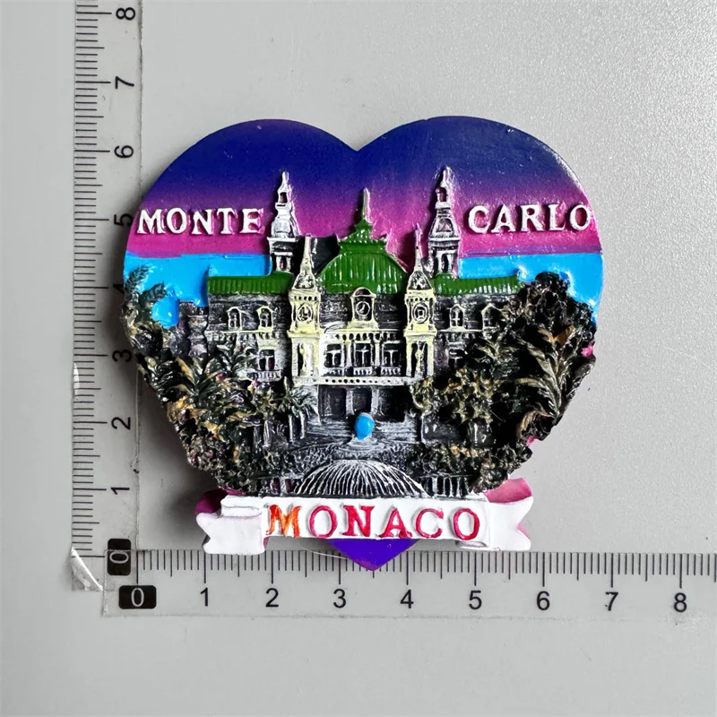 Monaco fridge magnets Creative Travel souvenir gift resin UV magnet refrigerator magnets home decor collection