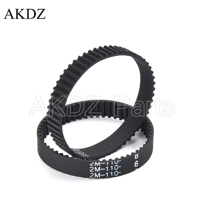 2MGT 2M 2GT Synchronous Timing belt Pitch length 96 98 100 102 104 106 108 110 112 114 116 width 6mm Rubber closed