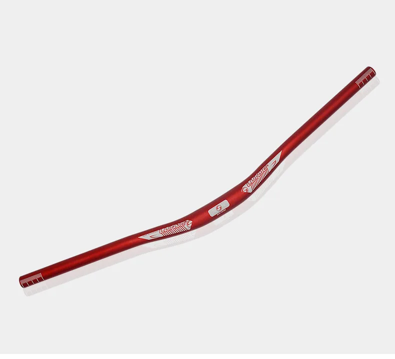 LUNJE-Aluminum Alloy Bicycle Handlebar, Mountain Bike Handlebar, Road Bike Straight Handlebar, 6 Degree, 31.8x720mm, 780mm