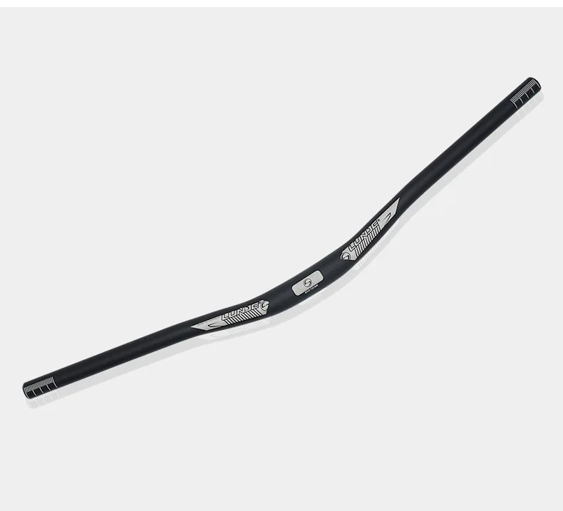 LUNJE-Aluminum Alloy Bicycle Handlebar, Mountain Bike Handlebar, Road Bike Straight Handlebar, 6 Degree, 31.8x720mm, 780mm