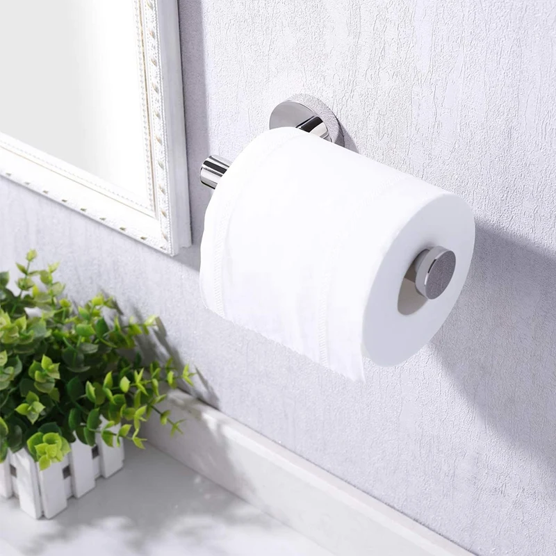New SUS 304 Stainless Steel Toilet Paper Holder,Round Tissue Holder,Paper Roll Dispenser