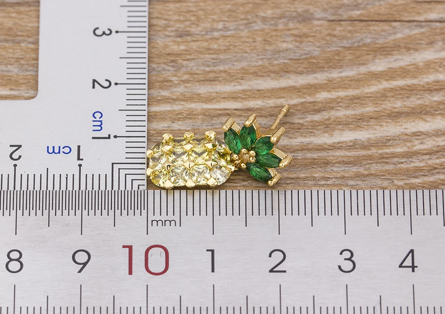 Fashion Female Luxury Crystal Round Stud Earrings Vintage Gold Color Wedding Party Jewelry Copper Zircon Crystal Stone Earrings