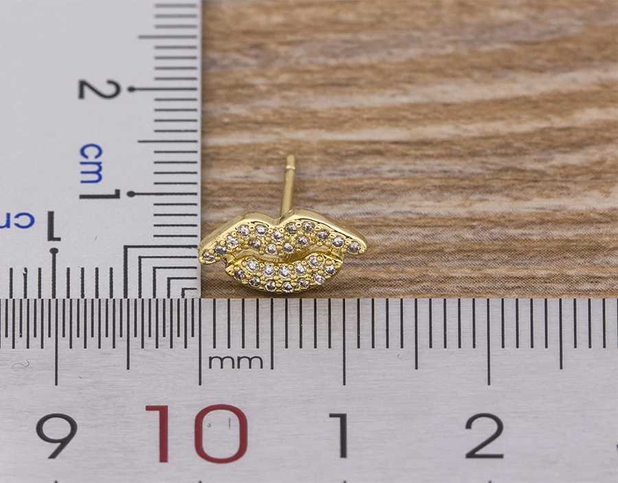 Fashion Female Luxury Crystal Round Stud Earrings Vintage Gold Color Wedding Party Jewelry Copper Zircon Crystal Stone Earrings