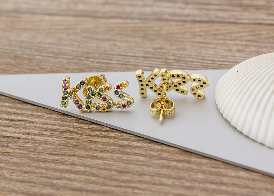 Fashion Female Luxury Crystal Round Stud Earrings Vintage Gold Color Wedding Party Jewelry Copper Zircon Crystal Stone Earrings