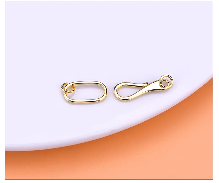 Jewelry DIY accessories material 925 Sterling Silver Necklace Bracelet question mark clasp connection clasp end CLASP BRACELET e
