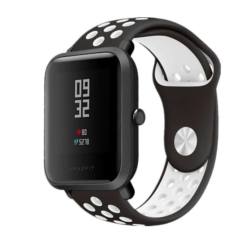 20mm/22mm Silicone band For Amazfit GTS/2/2e/GTS2 Mini/GTR 3/Pro 47mm/GTR2/2e/stratos 2/3 Sport Watch Bracelet Amazfit bip strap