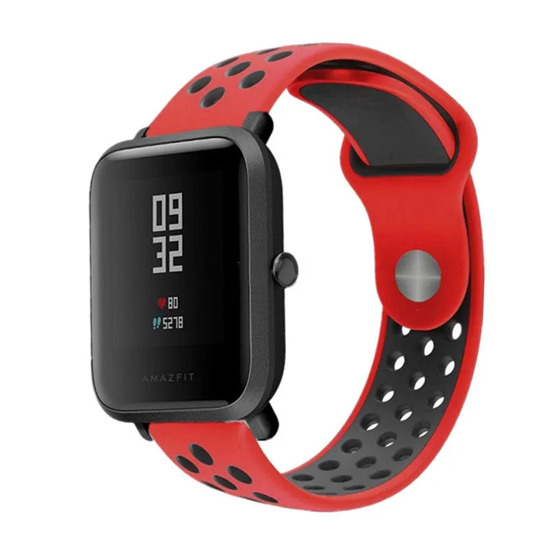 20mm/22mm Silicone band For Amazfit GTS/2/2e/GTS2 Mini/GTR 3/Pro 47mm/GTR2/2e/stratos 2/3 Sport Watch Bracelet Amazfit bip strap