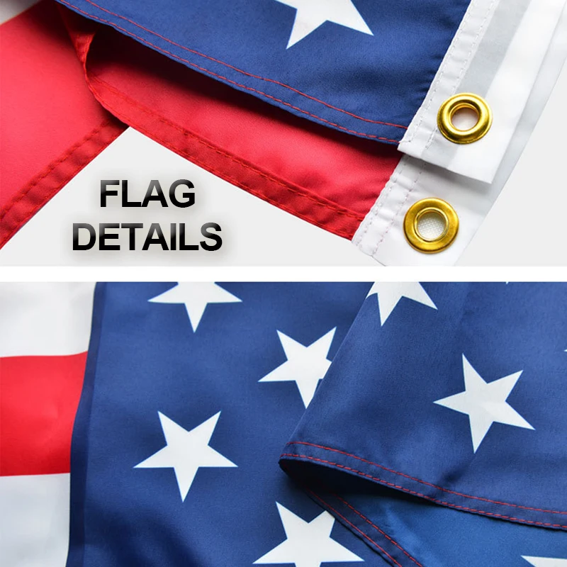 Custom Flag 4x4FT Banner - Print Your Own Logo/Design/Words - Vivid Color, Double Stitched - 100D Polyester with Brass Grommets