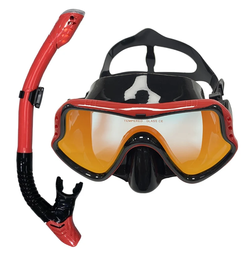 Professional Diving Mask Snorkeling Suit Adult Silicone Skirt Goggles Glasses Swimming Equipment