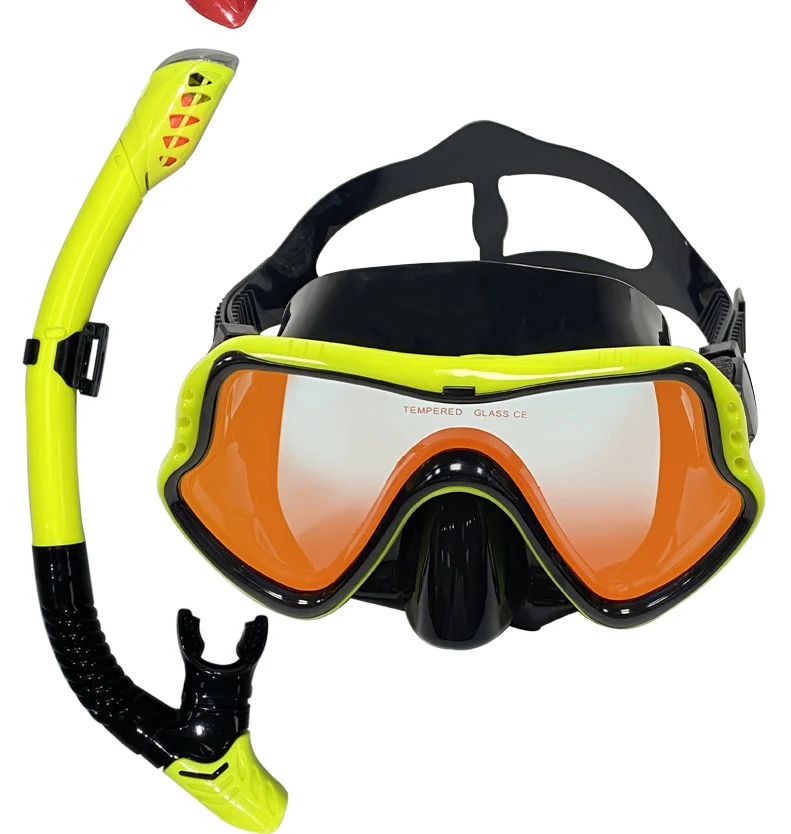 Professional Diving Mask Snorkeling Suit Adult Silicone Skirt Goggles Glasses Swimming Equipment