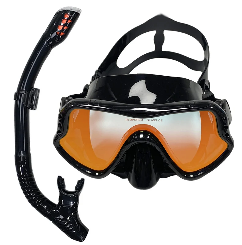 Professional Diving Mask Snorkeling Suit Adult Silicone Skirt Goggles Glasses Swimming Equipment