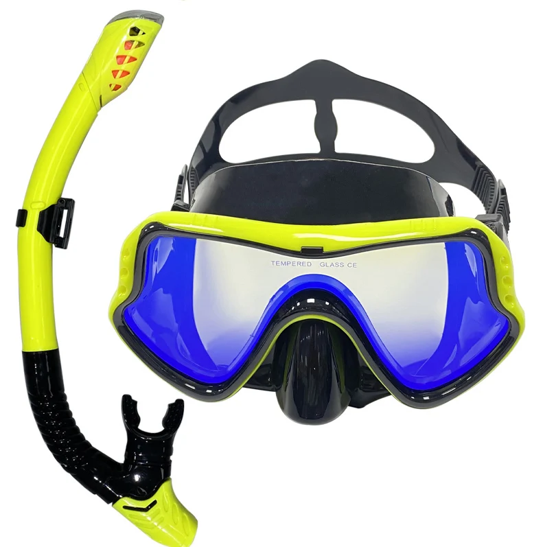 Professional Diving Mask Snorkeling Suit Adult Silicone Skirt Goggles Glasses Swimming Equipment