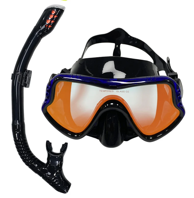 Professional Diving Mask Snorkeling Suit Adult Silicone Skirt Goggles Glasses Swimming Equipment