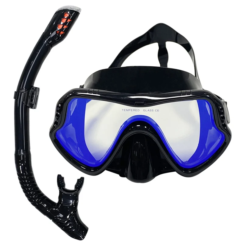 Professional Diving Mask Snorkeling Suit Adult Silicone Skirt Goggles Glasses Swimming Equipment
