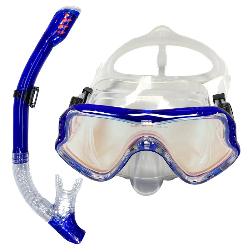 Professional Diving Mask Snorkeling Suit Adult Silicone Skirt Goggles Glasses Swimming Equipment