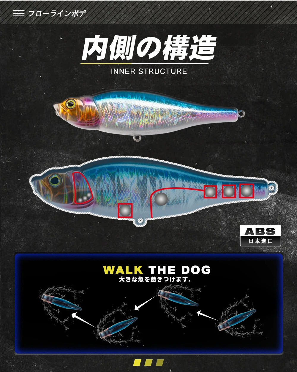 D1 Fishing DT3018 Spitting Wire 95MM 14G Popper Pencil Hard Baits Bass Fishing Topwater Surface Lures Rattle Sounds Pesca Tackle