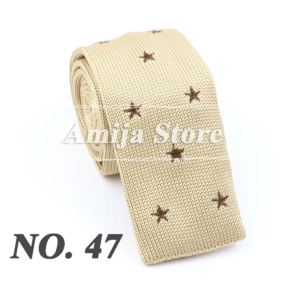 New Fashion Men's Knitted Tie Print Floral Flower Skinny Narrow Slim Knit Warm Neck For Men Woven Designer Daily Wear Cravat