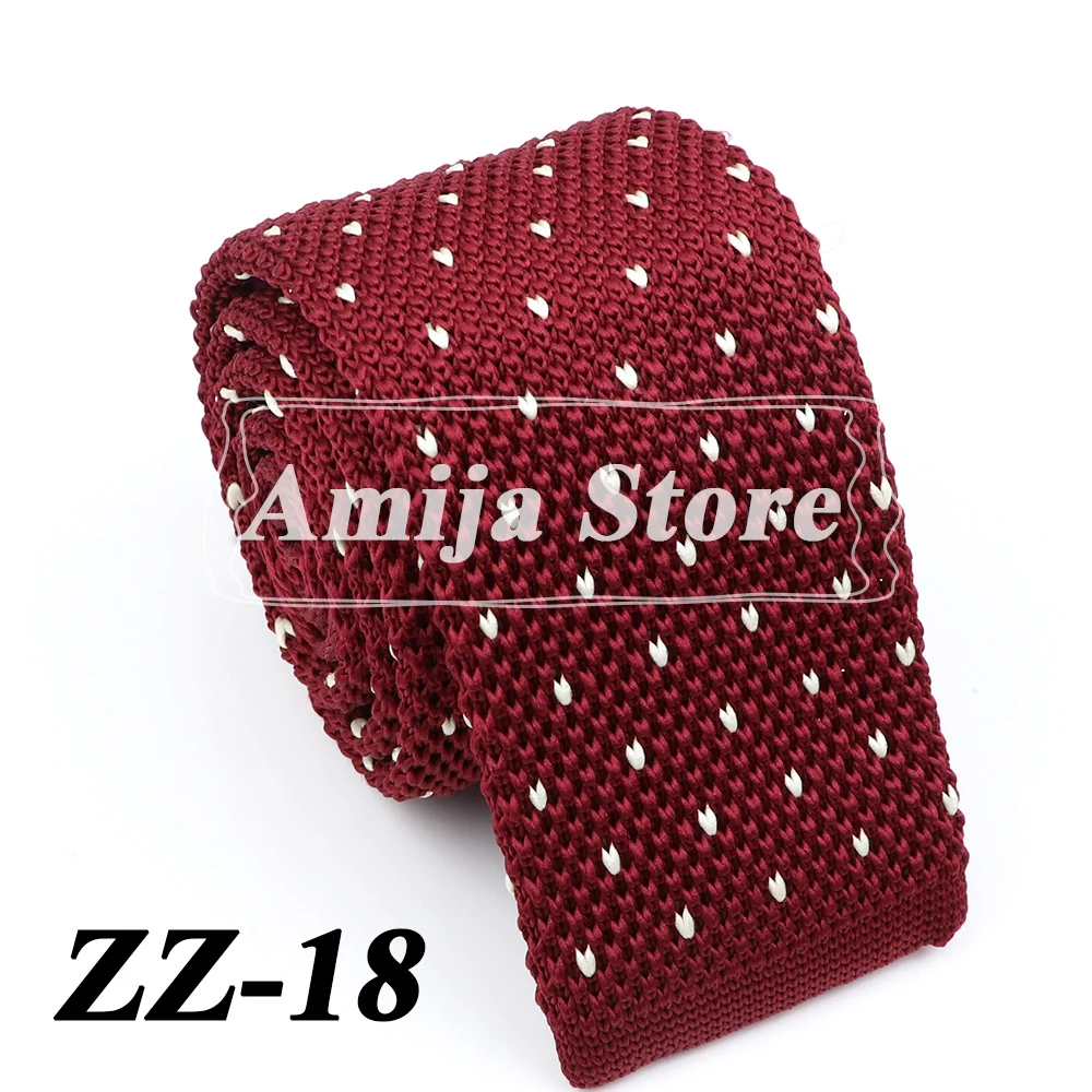 New Fashion Men's Knitted Tie Print Floral Flower Skinny Narrow Slim Knit Warm Neck For Men Woven Designer Daily Wear Cravat