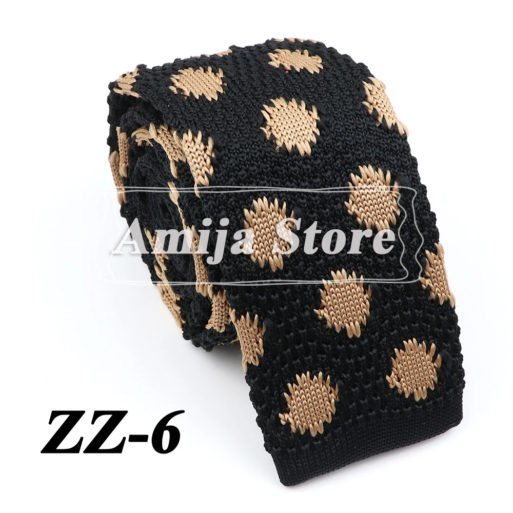 New Fashion Men's Knitted Tie Print Floral Flower Skinny Narrow Slim Knit Warm Neck For Men Woven Designer Daily Wear Cravat