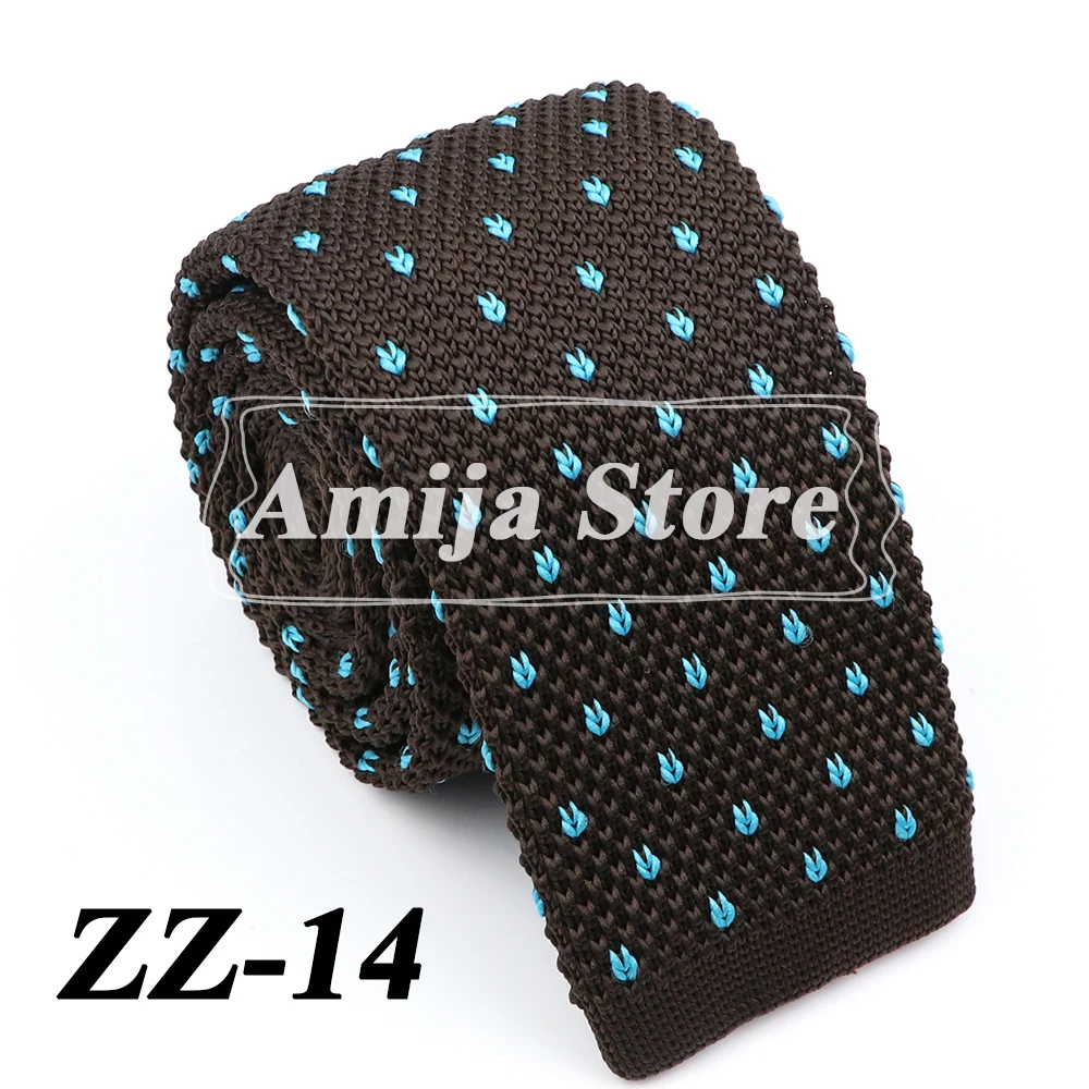 New Fashion Men's Knitted Tie Print Floral Flower Skinny Narrow Slim Knit Warm Neck For Men Woven Designer Daily Wear Cravat