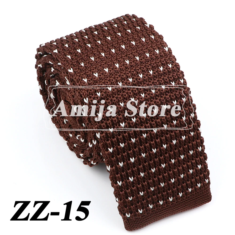 New Fashion Men's Knitted Tie Print Floral Flower Skinny Narrow Slim Knit Warm Neck For Men Woven Designer Daily Wear Cravat