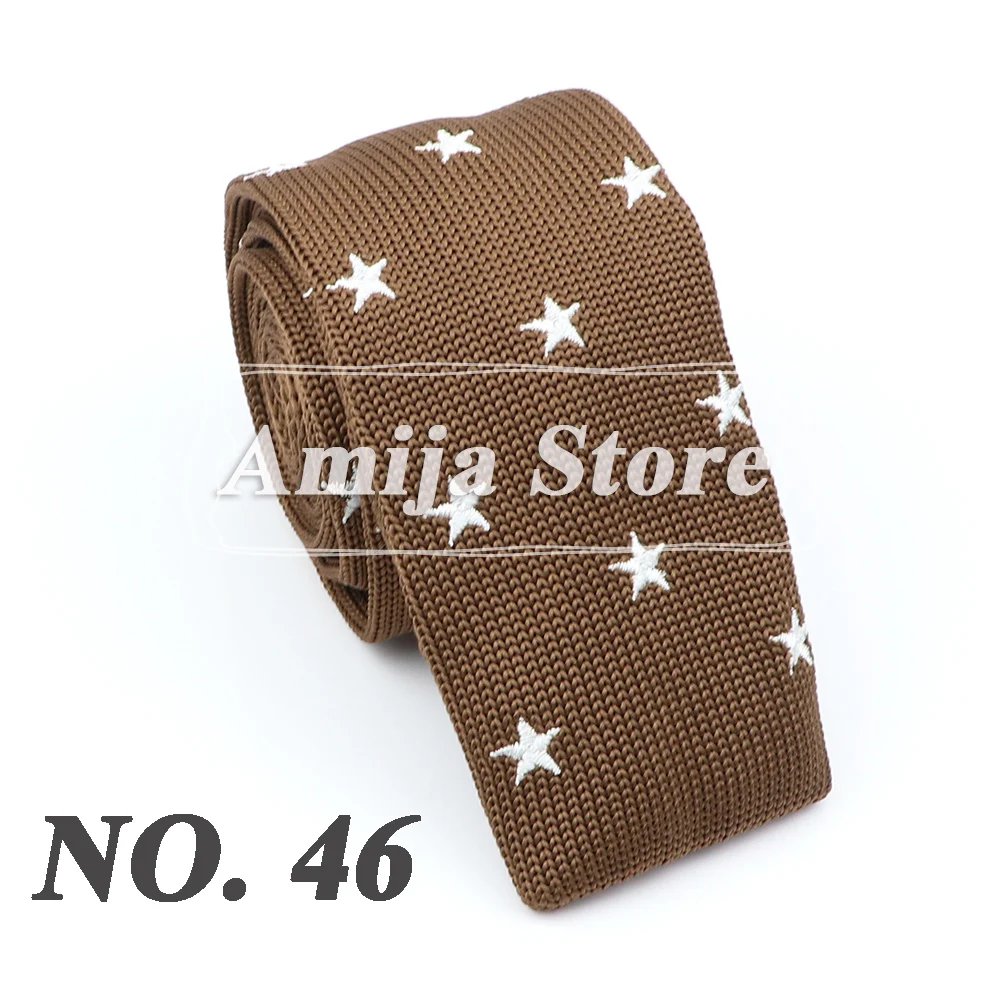 New Fashion Men's Knitted Tie Print Floral Flower Skinny Narrow Slim Knit Warm Neck For Men Woven Designer Daily Wear Cravat