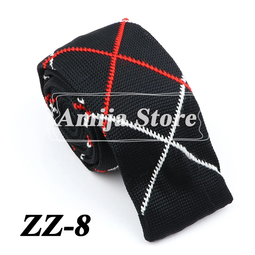 New Fashion Men's Knitted Tie Print Floral Flower Skinny Narrow Slim Knit Warm Neck For Men Woven Designer Daily Wear Cravat