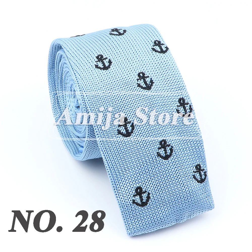 New Fashion Men's Knitted Tie Print Floral Flower Skinny Narrow Slim Knit Warm Neck For Men Woven Designer Daily Wear Cravat