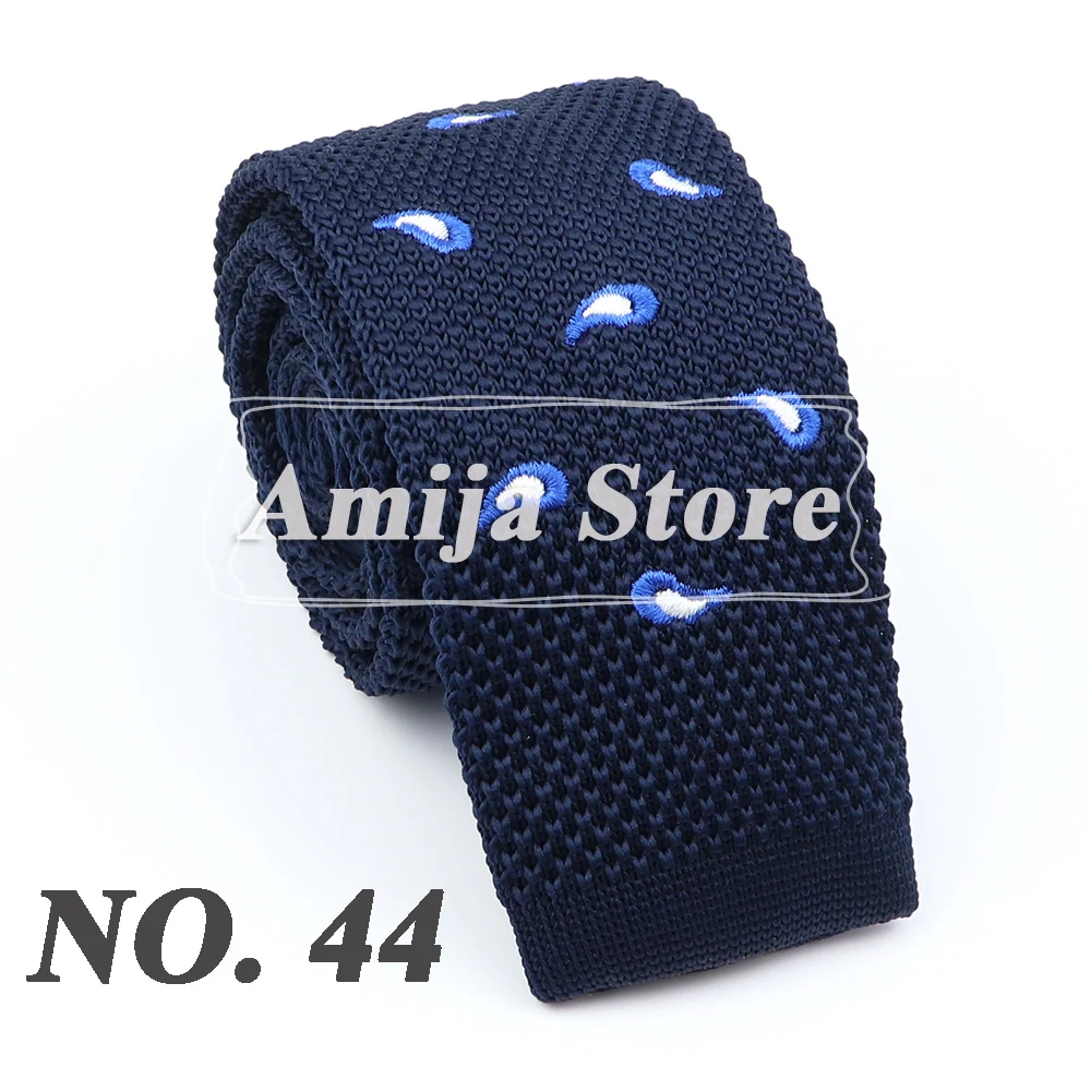 New Fashion Men's Knitted Tie Print Floral Flower Skinny Narrow Slim Knit Warm Neck For Men Woven Designer Daily Wear Cravat