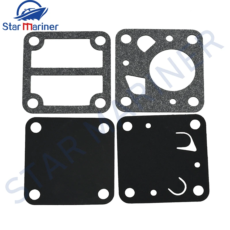 6E0-24471-00 6E0-24411-00 6E0-24435-00 6E0-24434-00 Fuel Pump Repair Kit Gaskets For Yamaha Outboard Engine 4HP 5HP