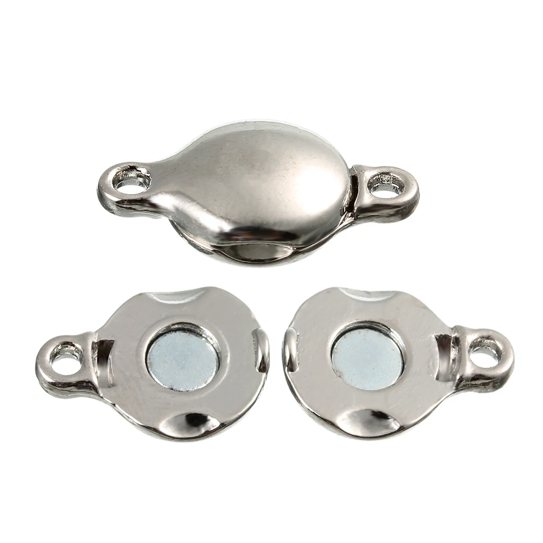 5sets/lot Strong Strong Magnetic Clasps fit 8*14/12*20mm Leather Bracelet Buckle Connectors Hook For Jewelry Making Wholesale