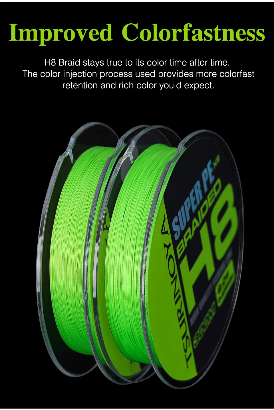 TSURINOYA 150M 100M 8 Weaves PE Fishing Line H8 Ultra-long Casting 8 Strand Braided Smooth Multifilament Line 14-50LB