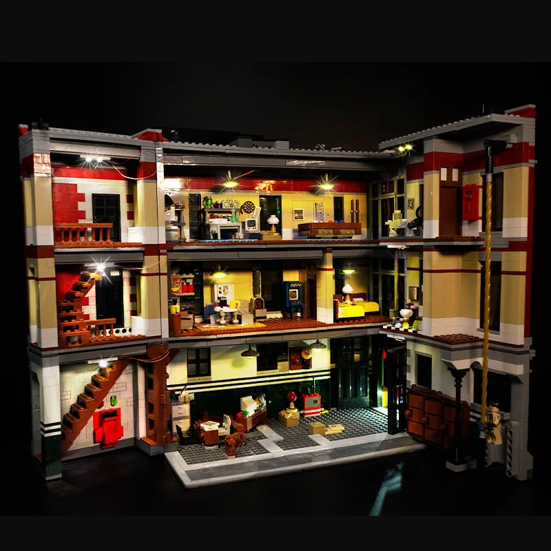 Led Light Set for 75827 Building Blocks City Street Ghostbusters Firehouse Headquarters( Not Include the Building Blocks Model )