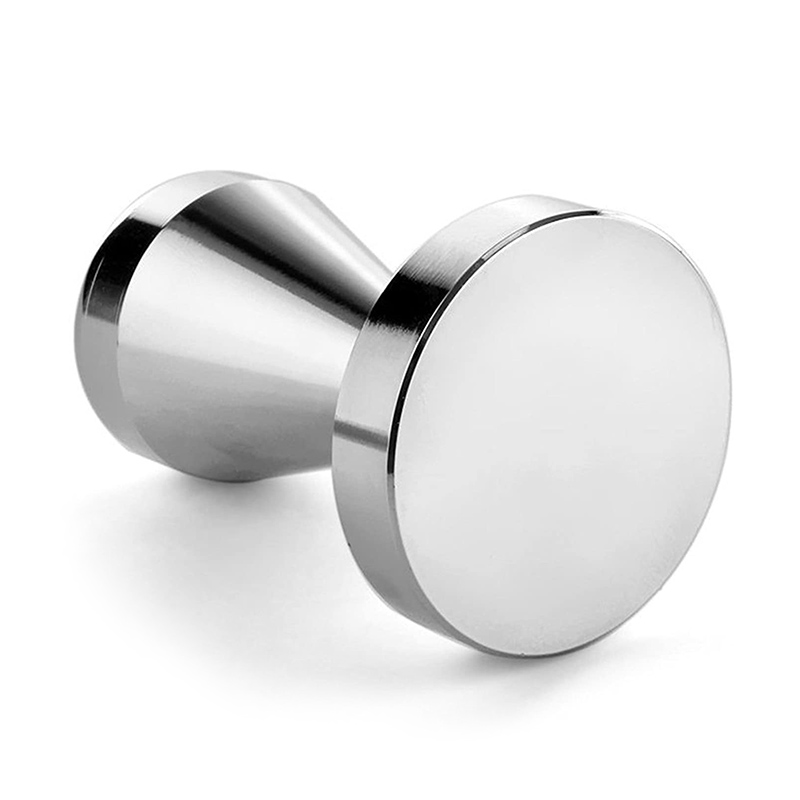 49mm 51mm 58mm Coffee Tamper Stainless Steel Cafe Shop Calibrated Pressure Espresso Maker Barista Powder Coffee Hammer Flat Base